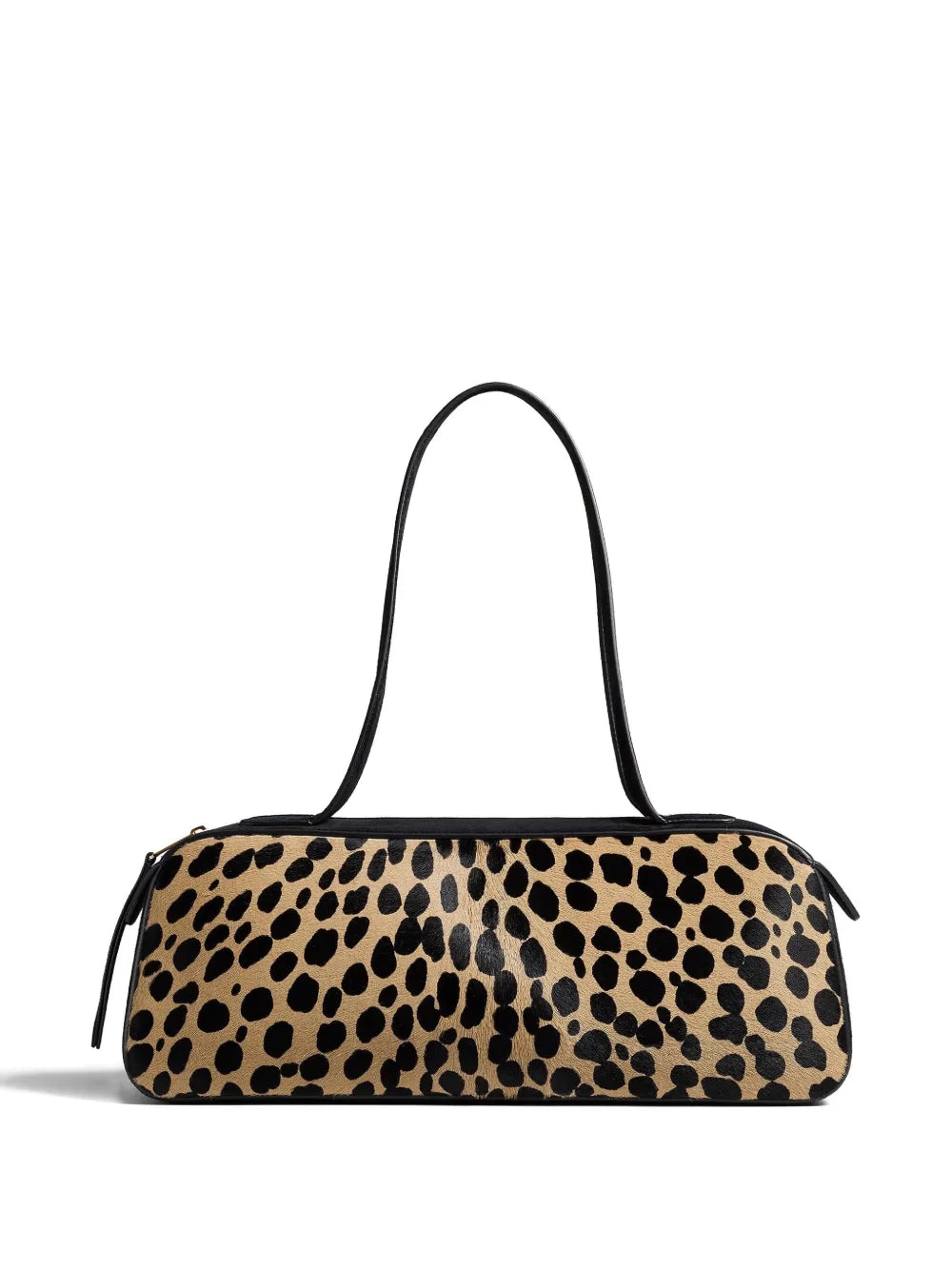 Khaite Simona Animal Print Zip Shoulder Bag