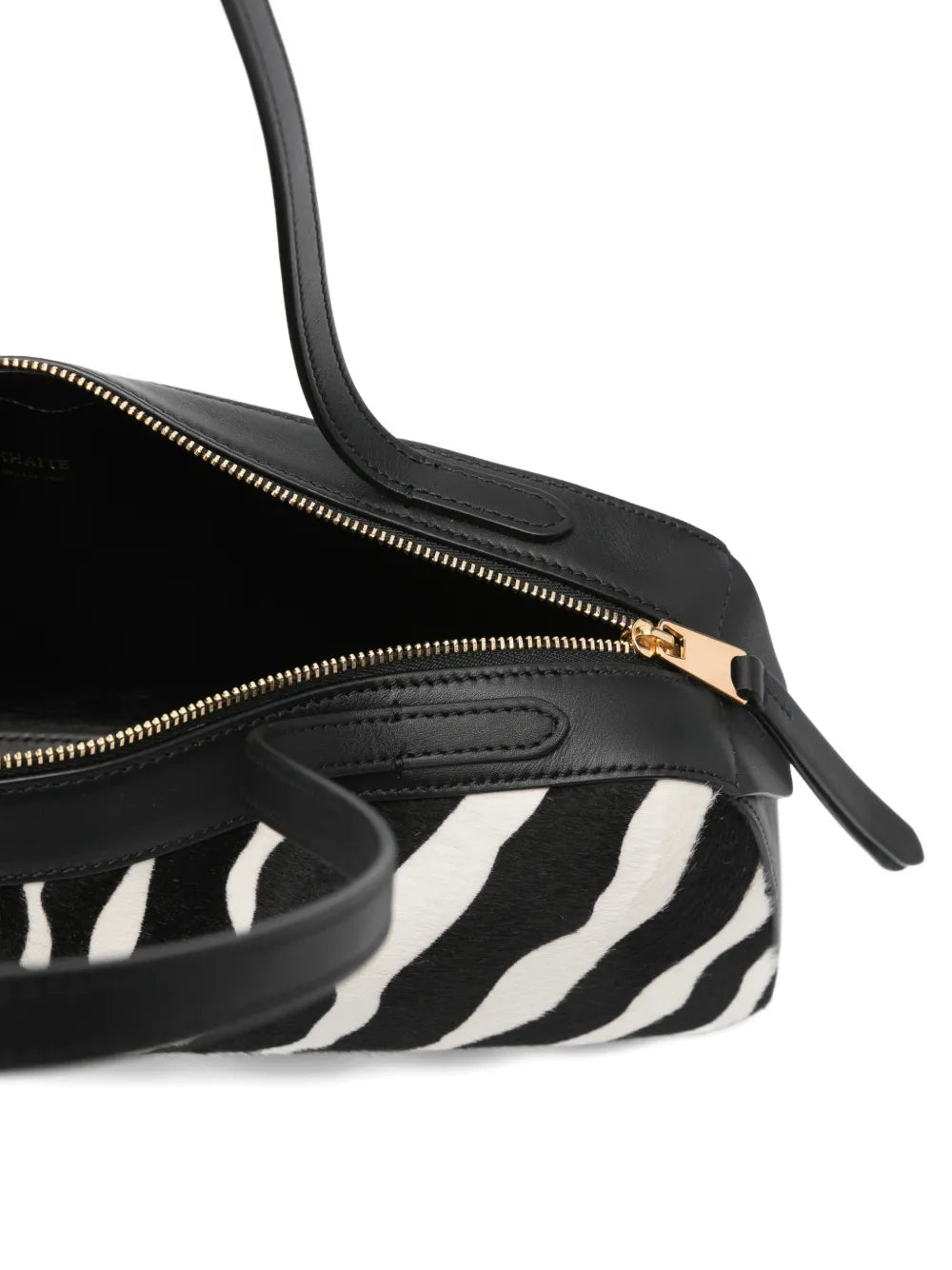 Khaite Simona Zebra Print Shoulder Bag
