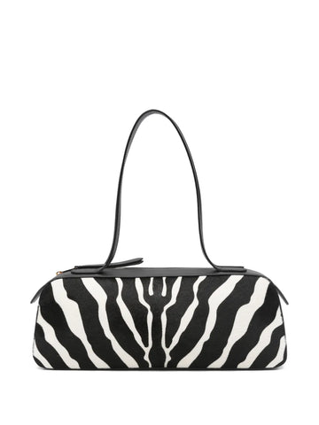 Khaite Simona Zebra Print Shoulder Bag