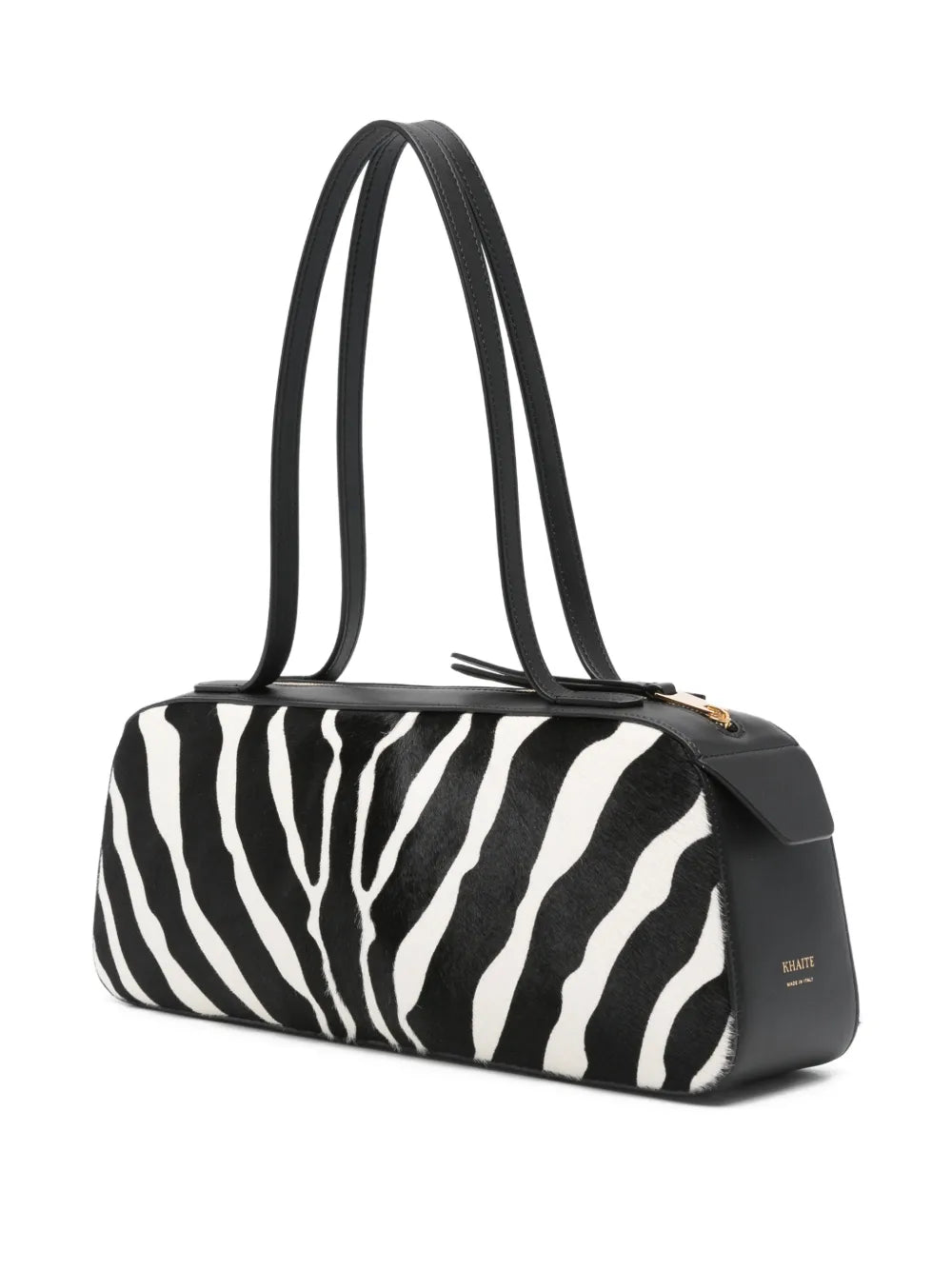 Khaite Simona Zebra Print Shoulder Bag
