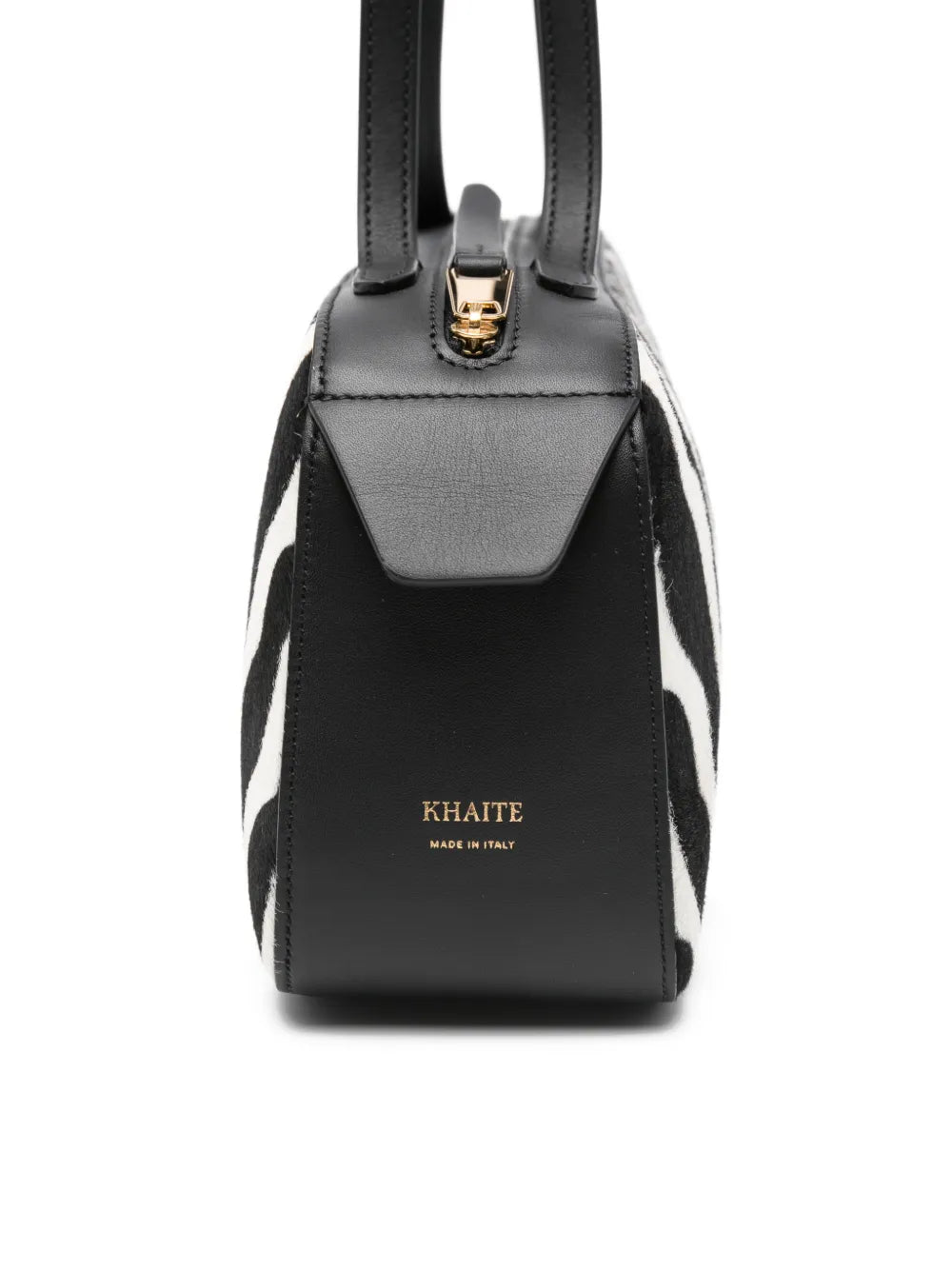 Khaite Simona Zebra Print Shoulder Bag