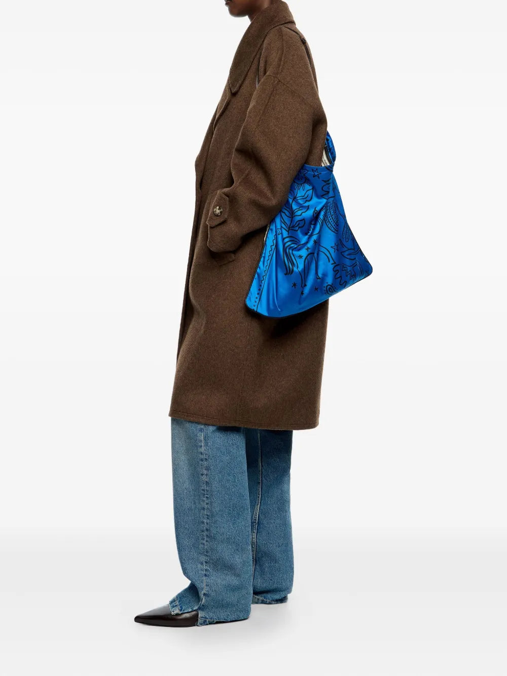 Bimba Y Lola Mixed Print Tote Bag