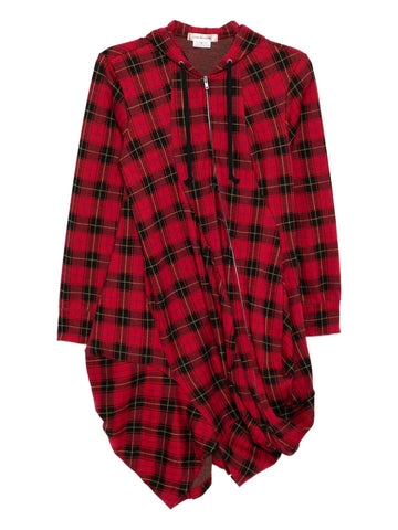 Comme Des Garcons Plaid Dress