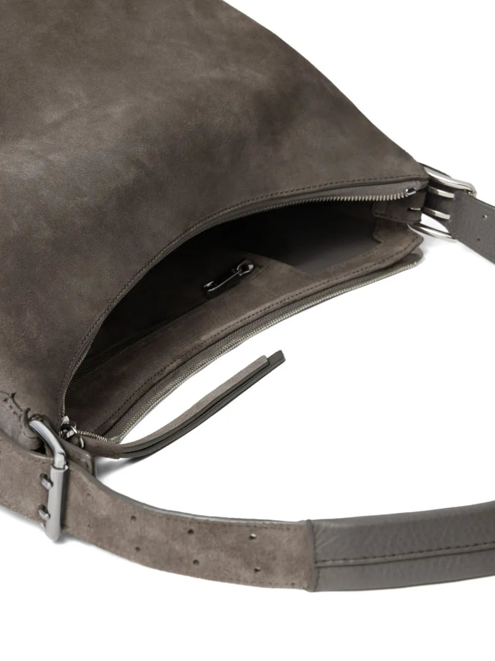 Lemaire Belted Suede Shoulder Bag