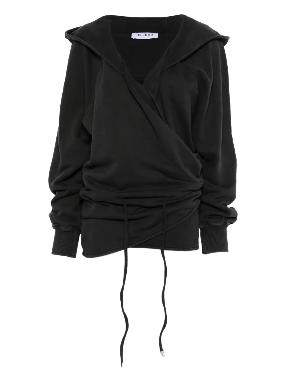 The Attico Hooded Neck Mini Dress