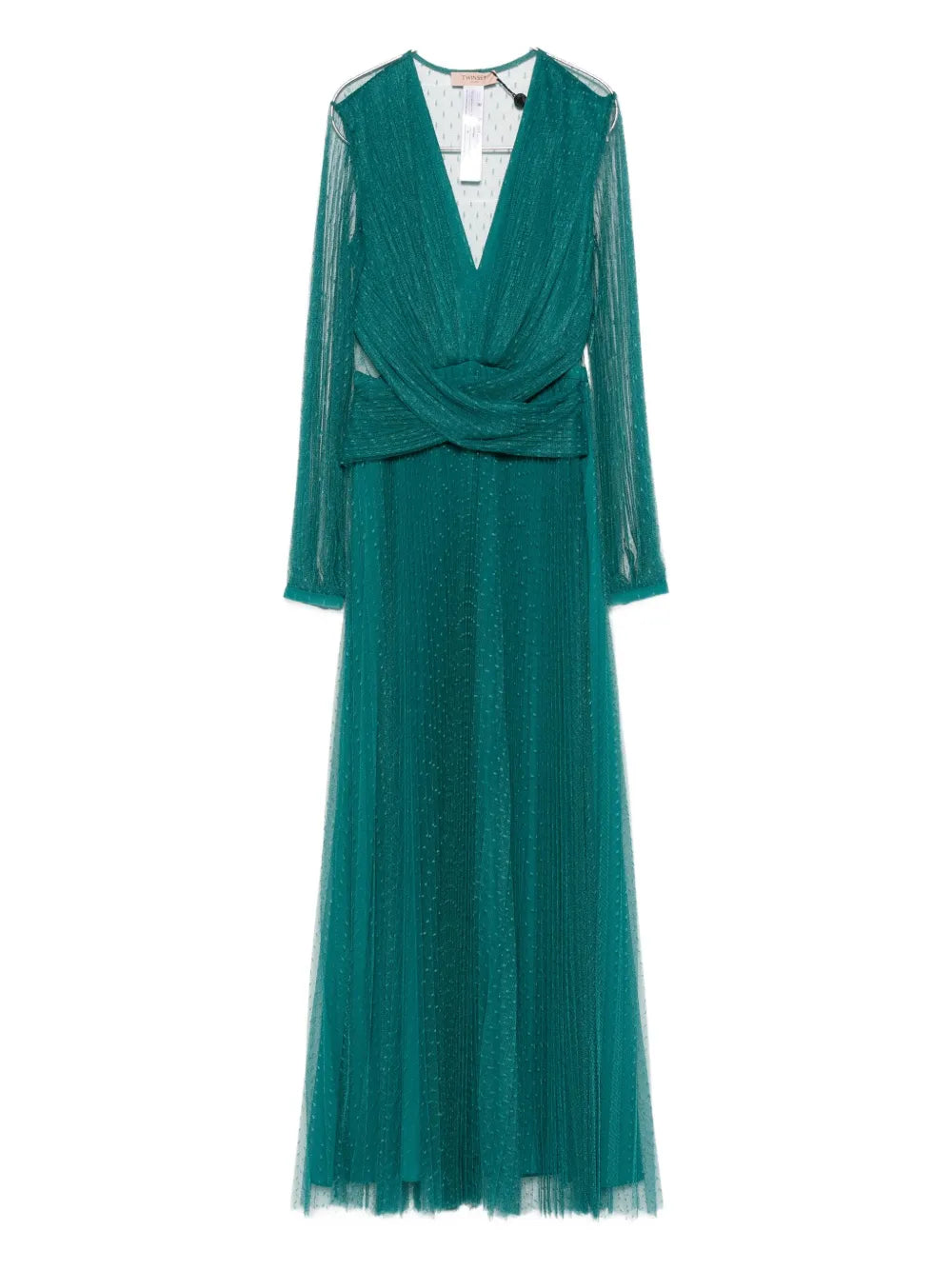 Twinset Twisted Long Sleeved Dress