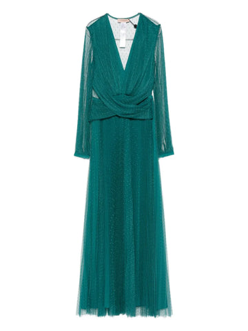 Twinset Twisted Long Sleeved Dress