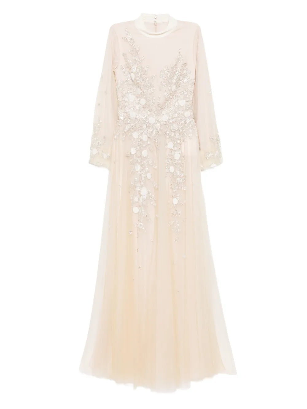 Saiid Kobeisy Embroidered Velvet Gown