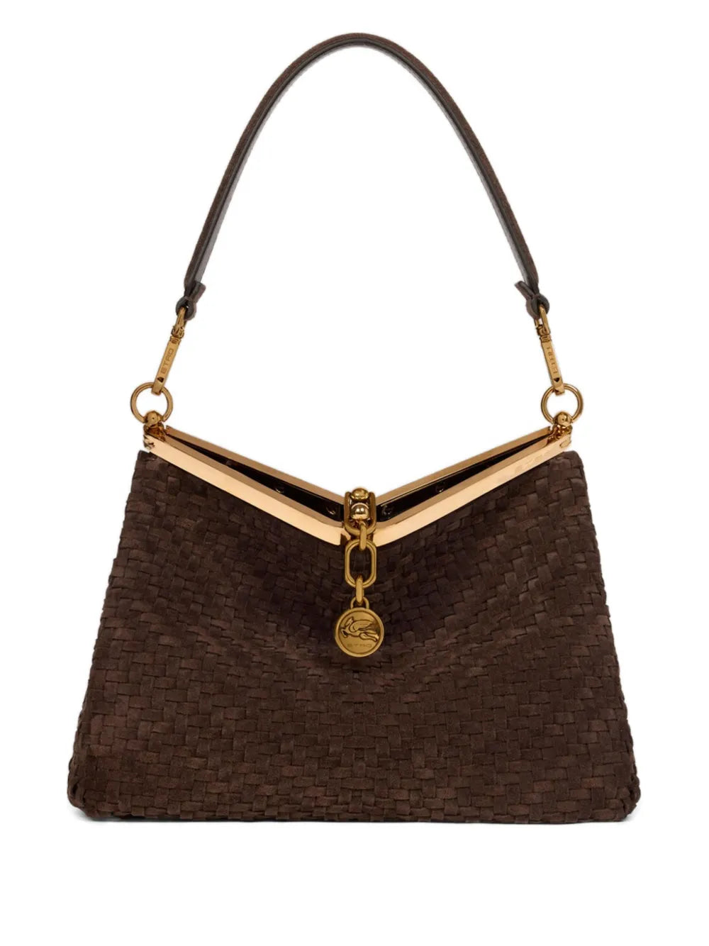 Etro Medium Vela Suede Shoulder Bag