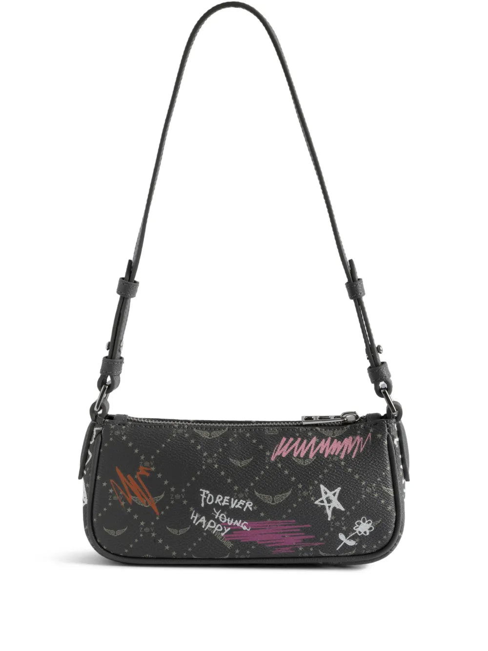 Zadigvoltaire Z Monogram Graphic Shoulder Tag