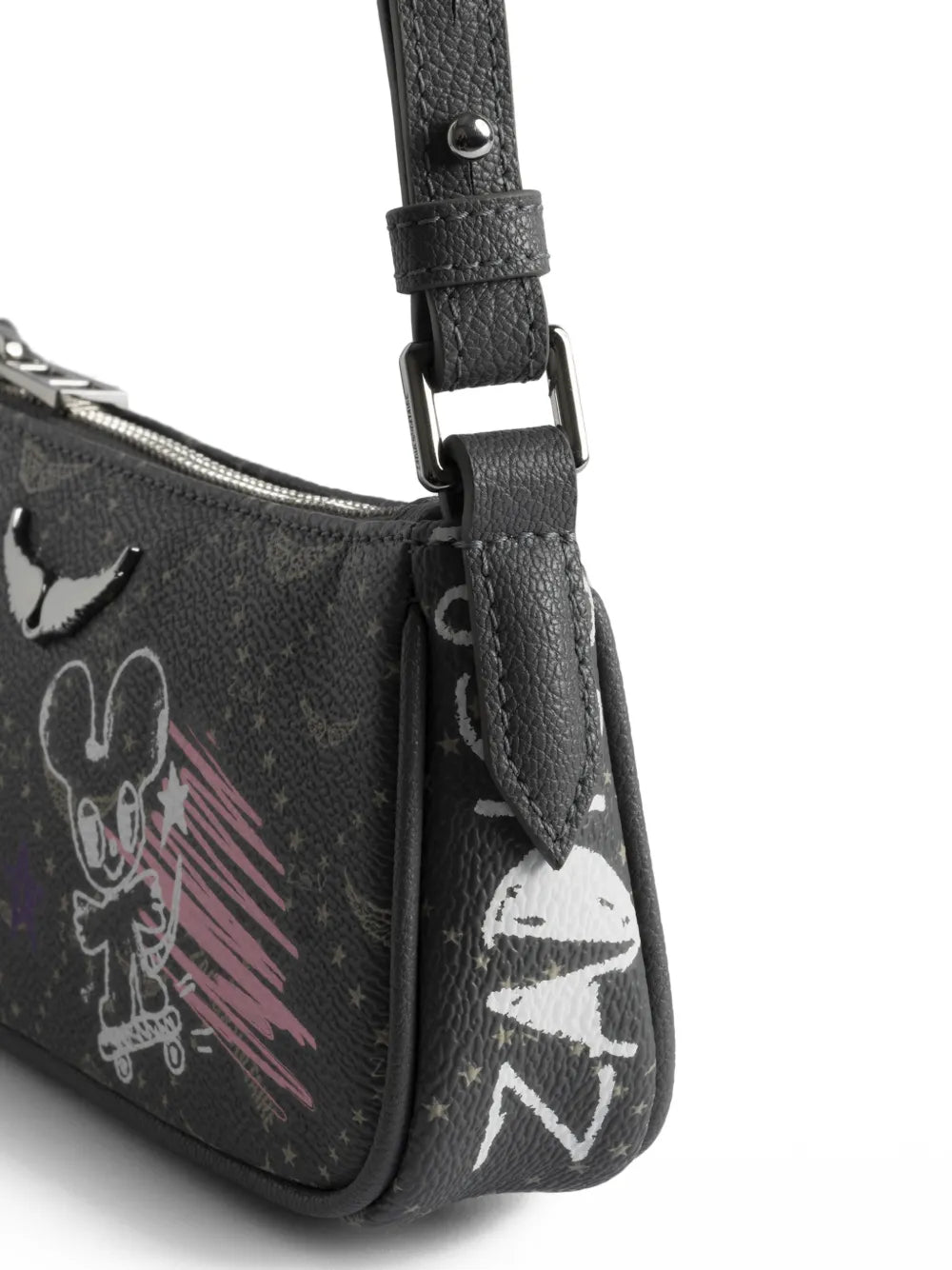 Zadigvoltaire Z Monogram Graphic Shoulder Tag