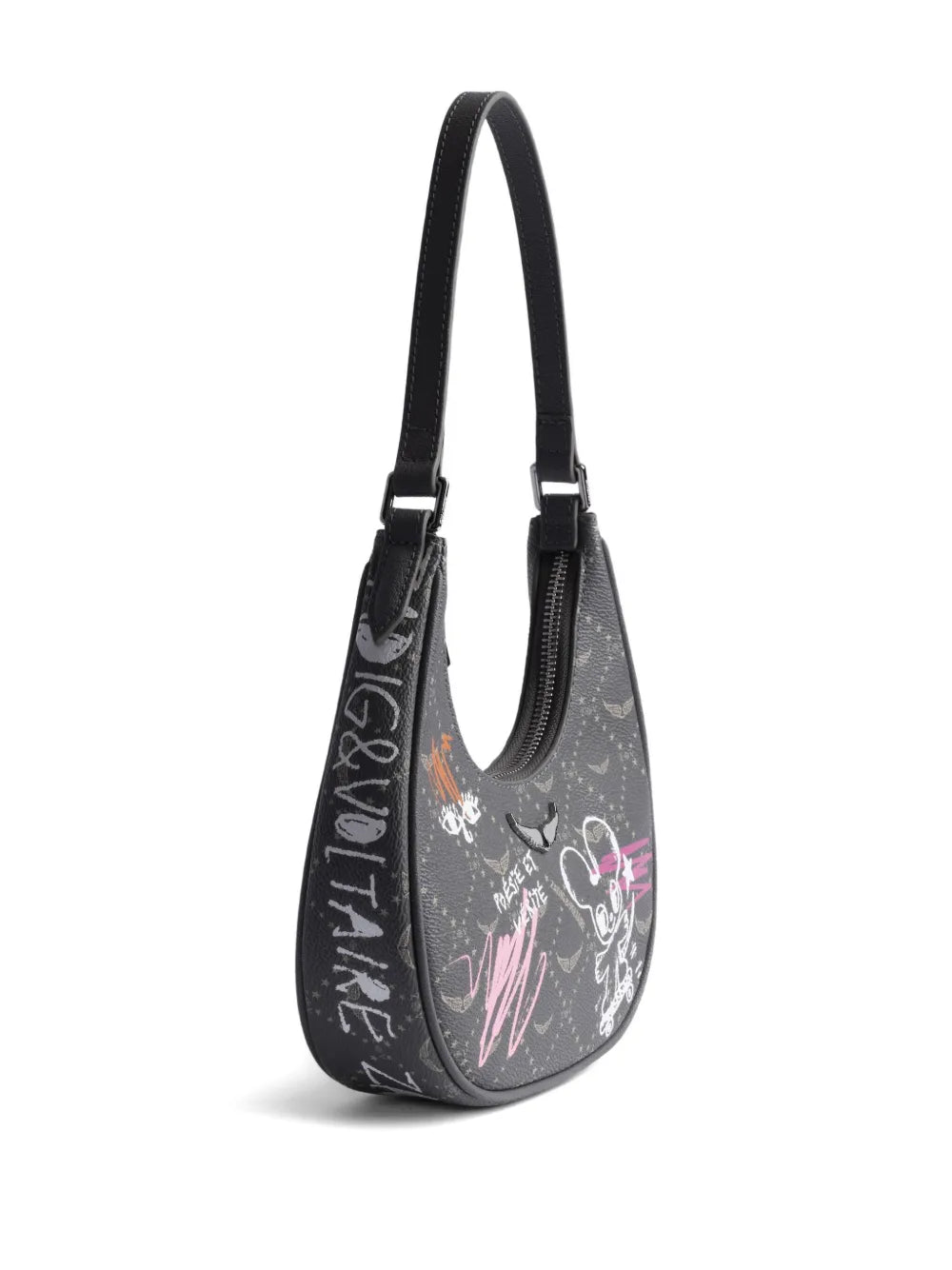 Zadigvoltaire X Humberto Cruz Night Out Monogram Shoulder Bag