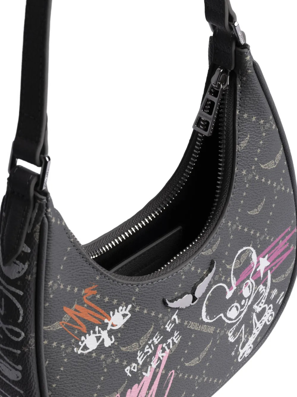 Zadigvoltaire X Humberto Cruz Night Out Monogram Shoulder Bag