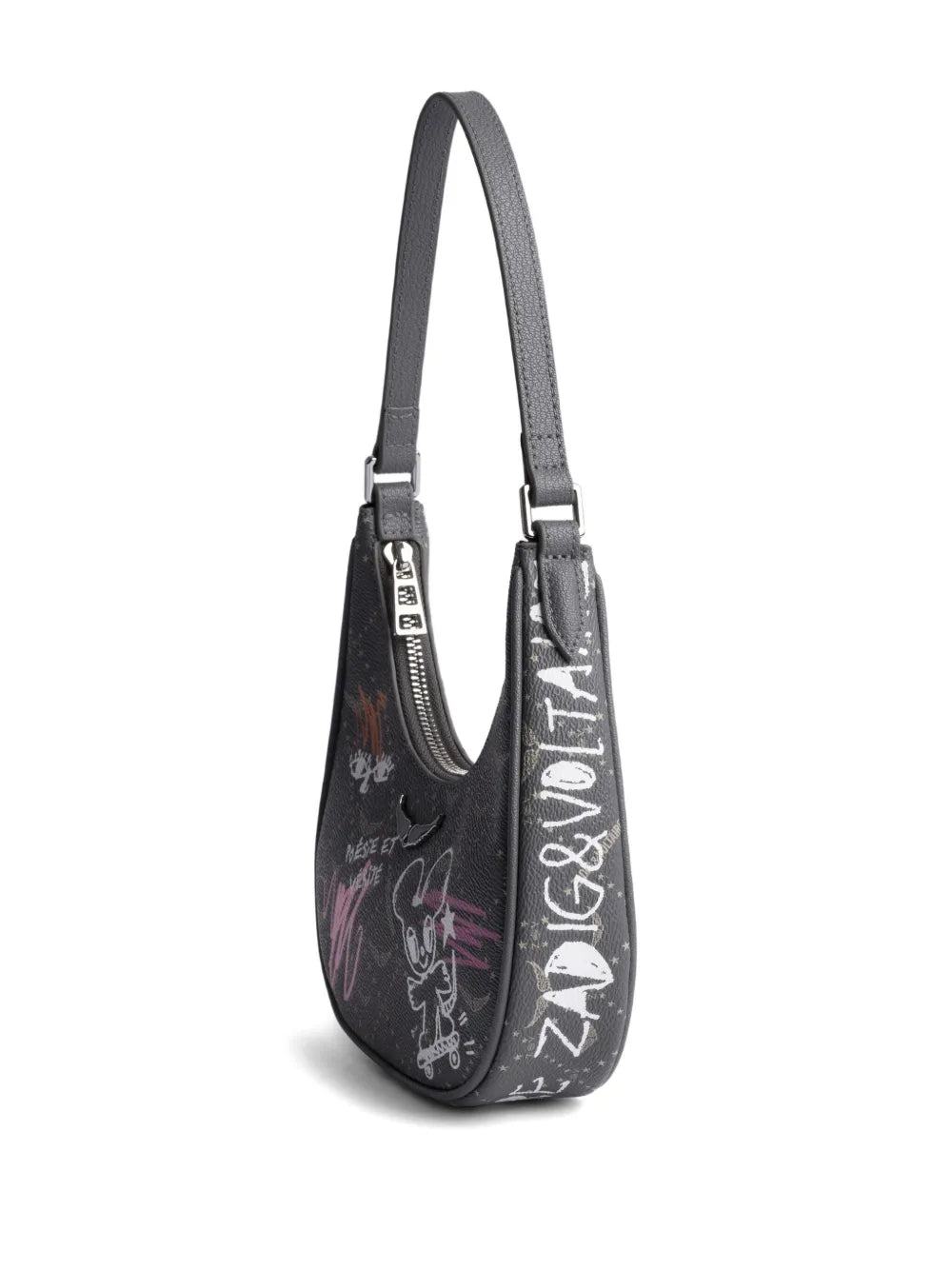 Zadigvoltaire X Humberto Cruz Night Out Monogram Shoulder Bag