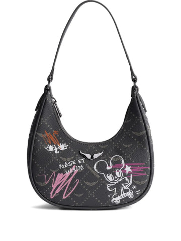 Zadigvoltaire X Humberto Cruz Night Out Monogram Shoulder Bag