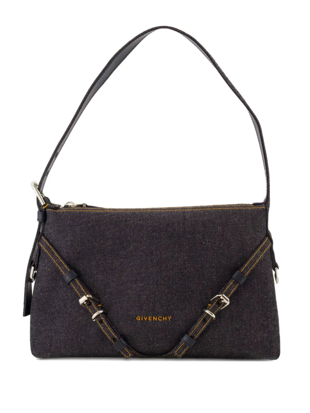 Givenchy Medium Voyou Denim Shoulder Bag
