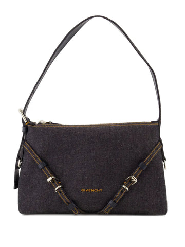 Givenchy Medium Voyou Denim Shoulder Bag