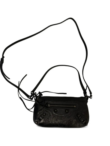 Balenciaga Studded Le City Shoulder Bag
