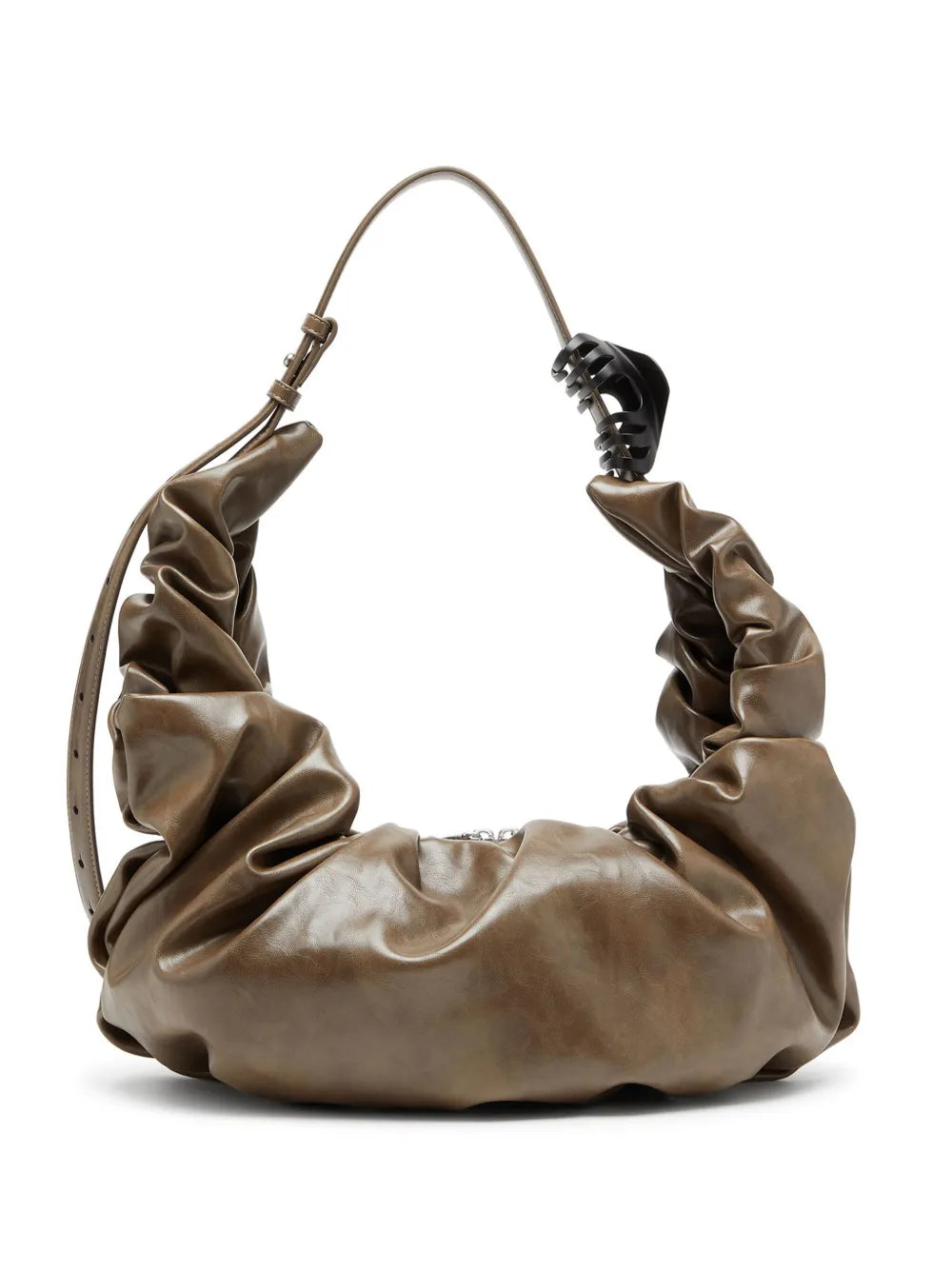 Diesel Large Grab D Gathered Shoulder Bag
