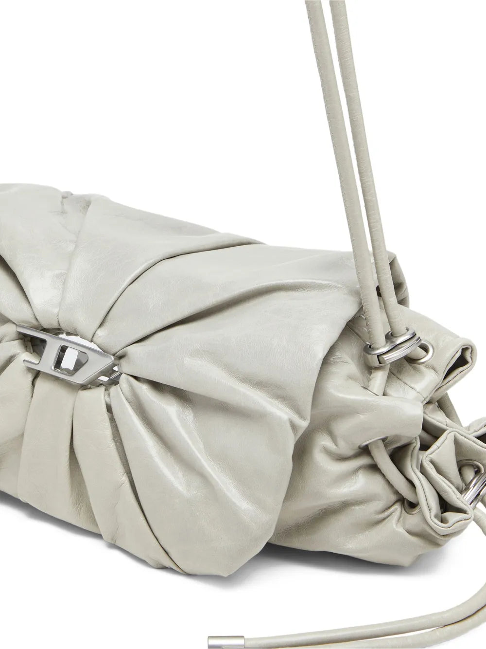 Diesel Scrunch D Leather Shoulder Bag