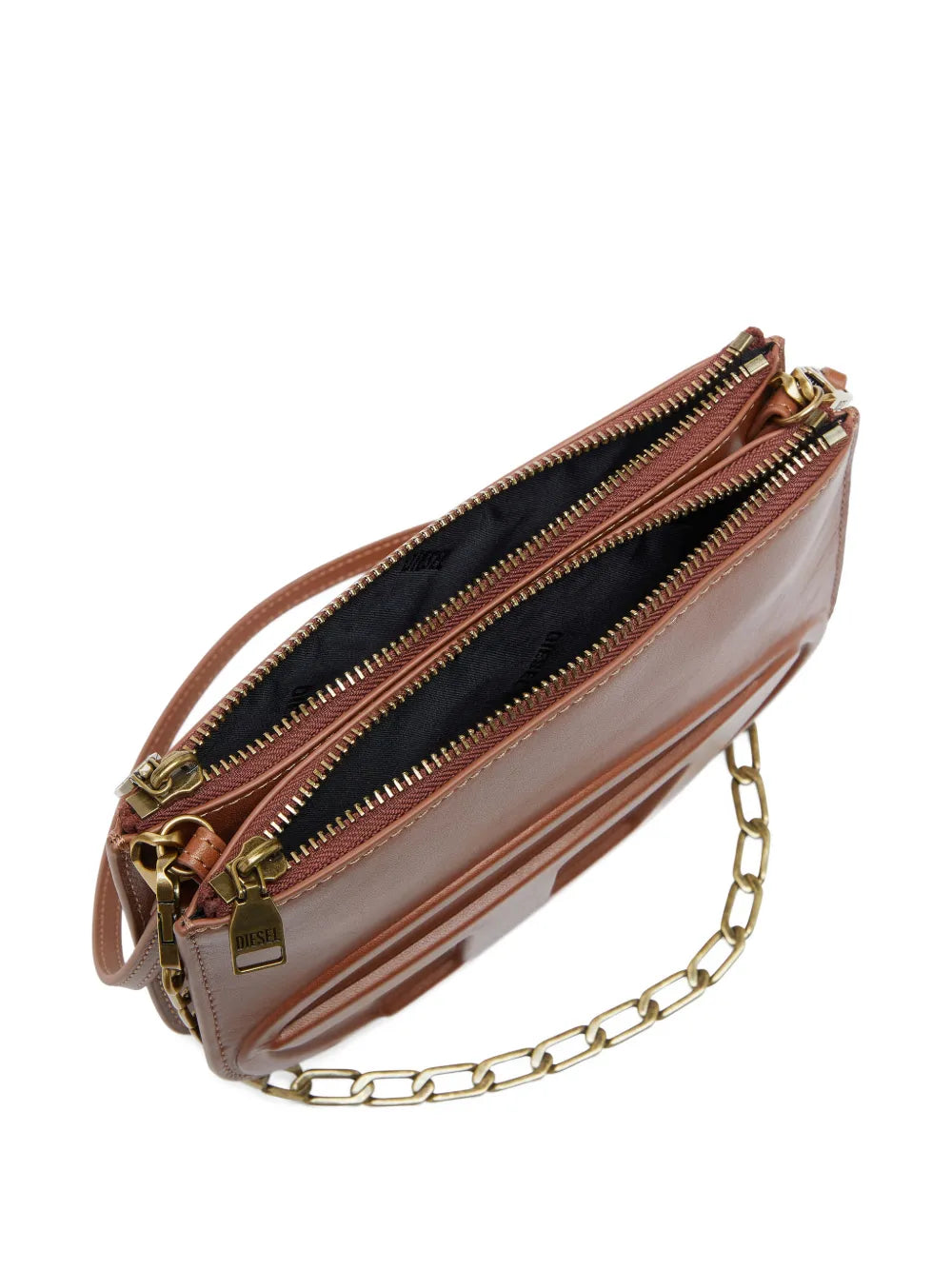 Diesel 1Dr Twin Embossed Zipped Shoulder Bag