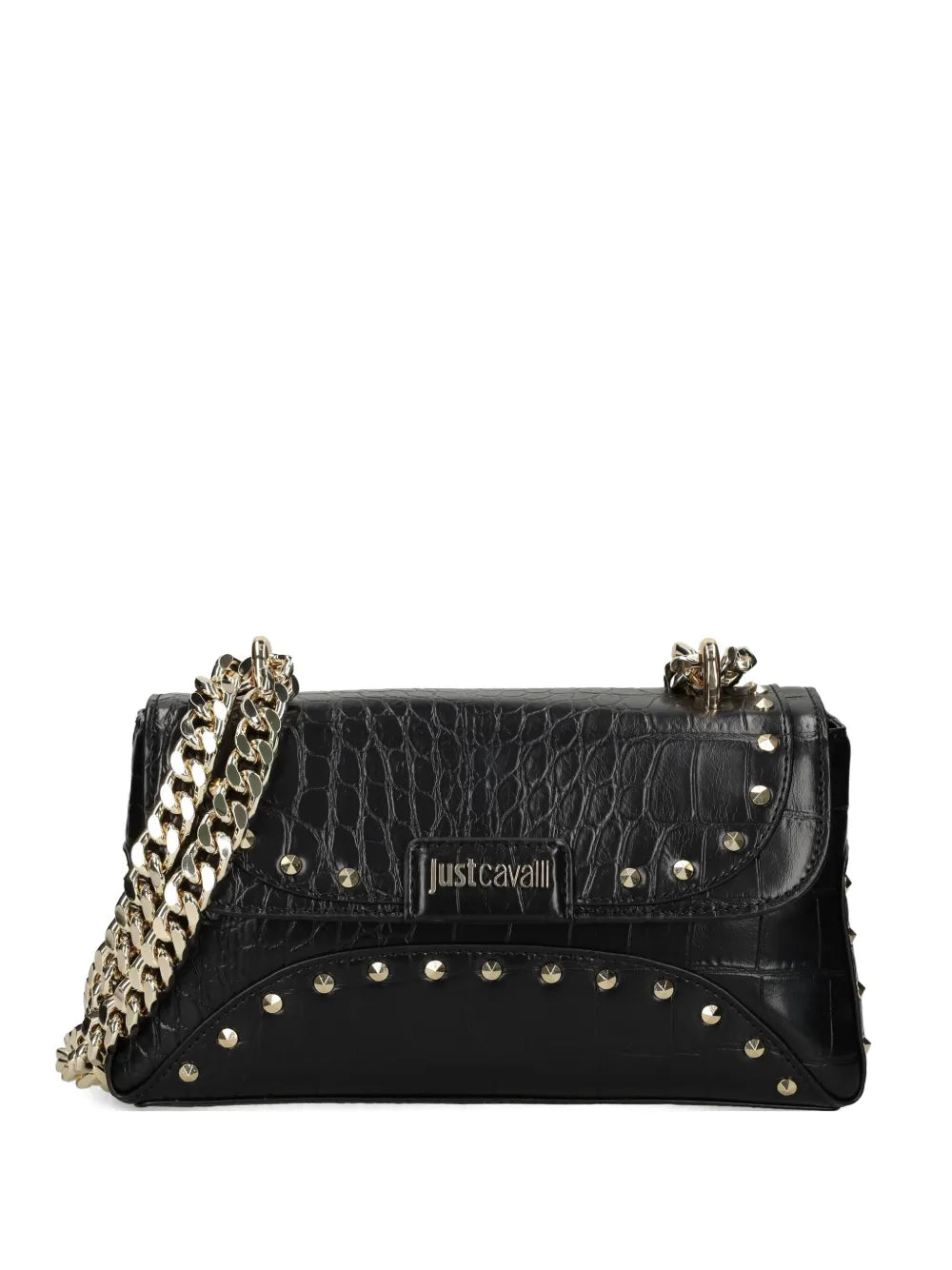 Just Cavalli Stud Embellished Shoulder Bag