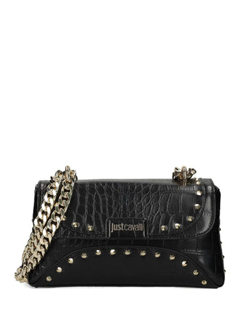 Just Cavalli Stud Embellished Shoulder Bag