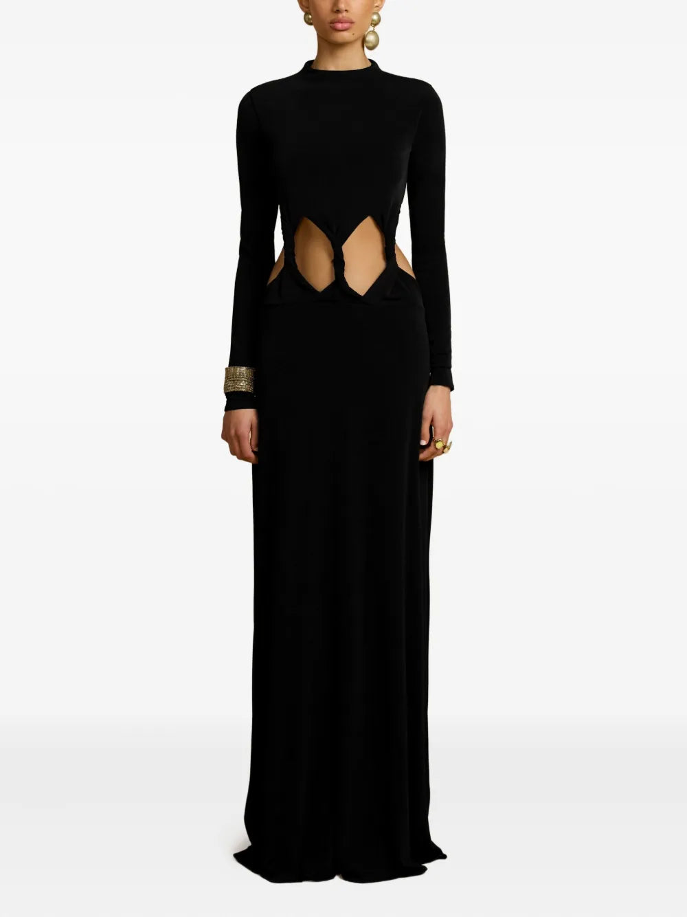 Arcina Ori Gisella Cut Outs Maxi Dress