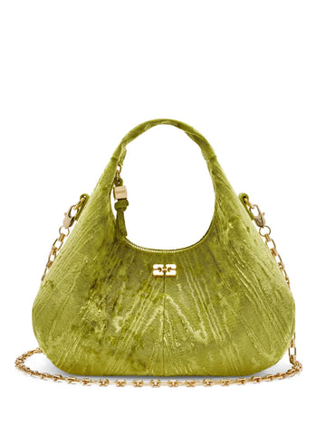 Ganni Logo Plaque Shoulder Bag