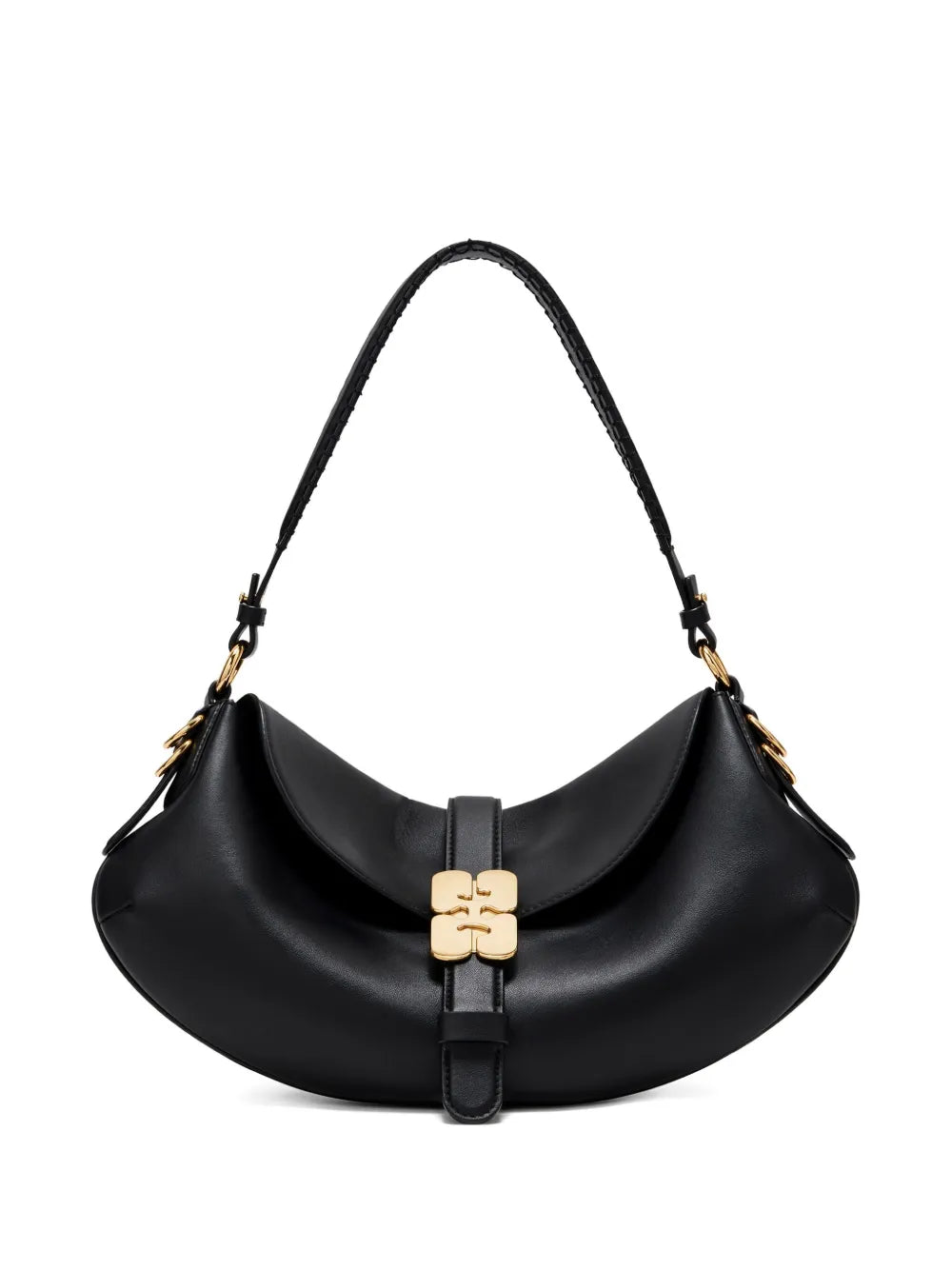 Ganni Buckle Shoulder Bag