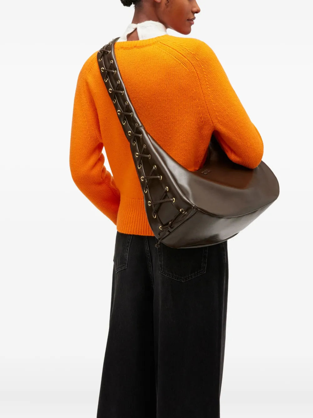 Ganni Charm Detail Shoulder Bag