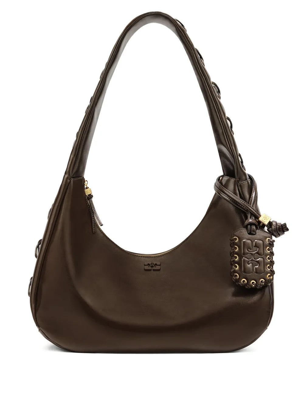 Ganni Charm Detail Shoulder Bag