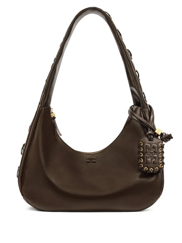Ganni Charm Detail Shoulder Bag