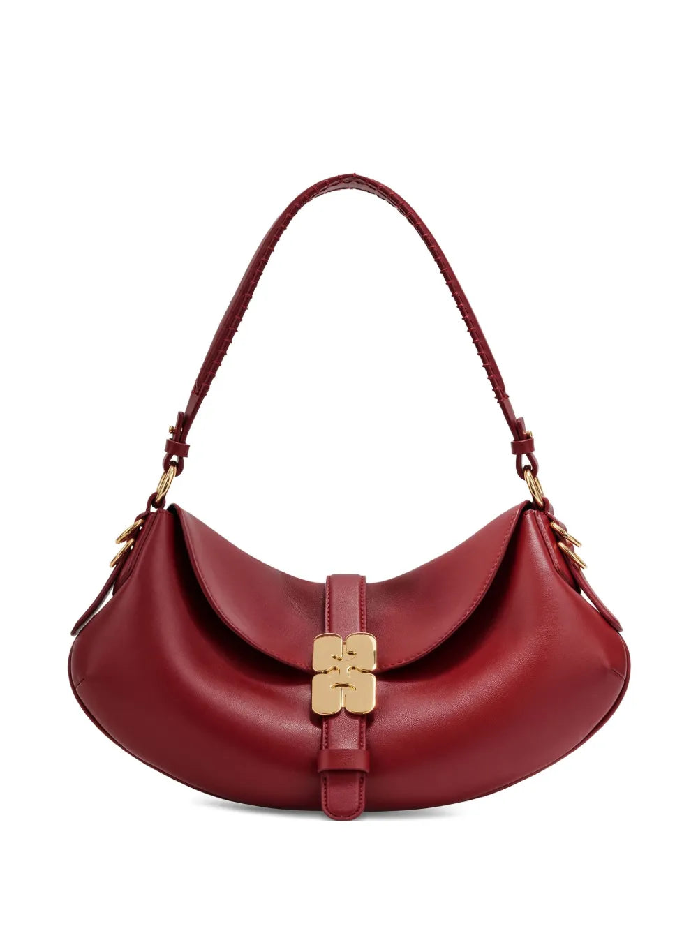 Ganni Buckle Shoulder Bag