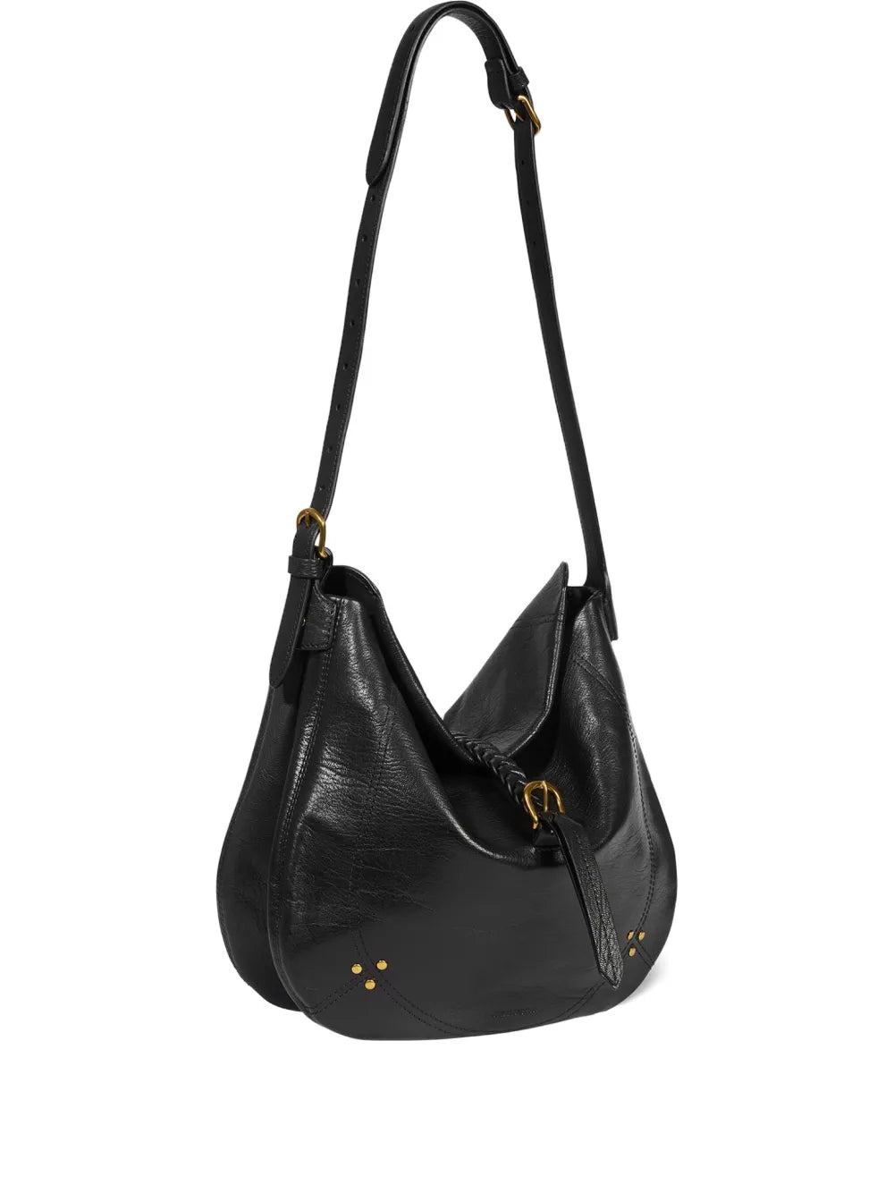 Jerome Dreyfuss Luis Buckle Studded Shoulder Bag
