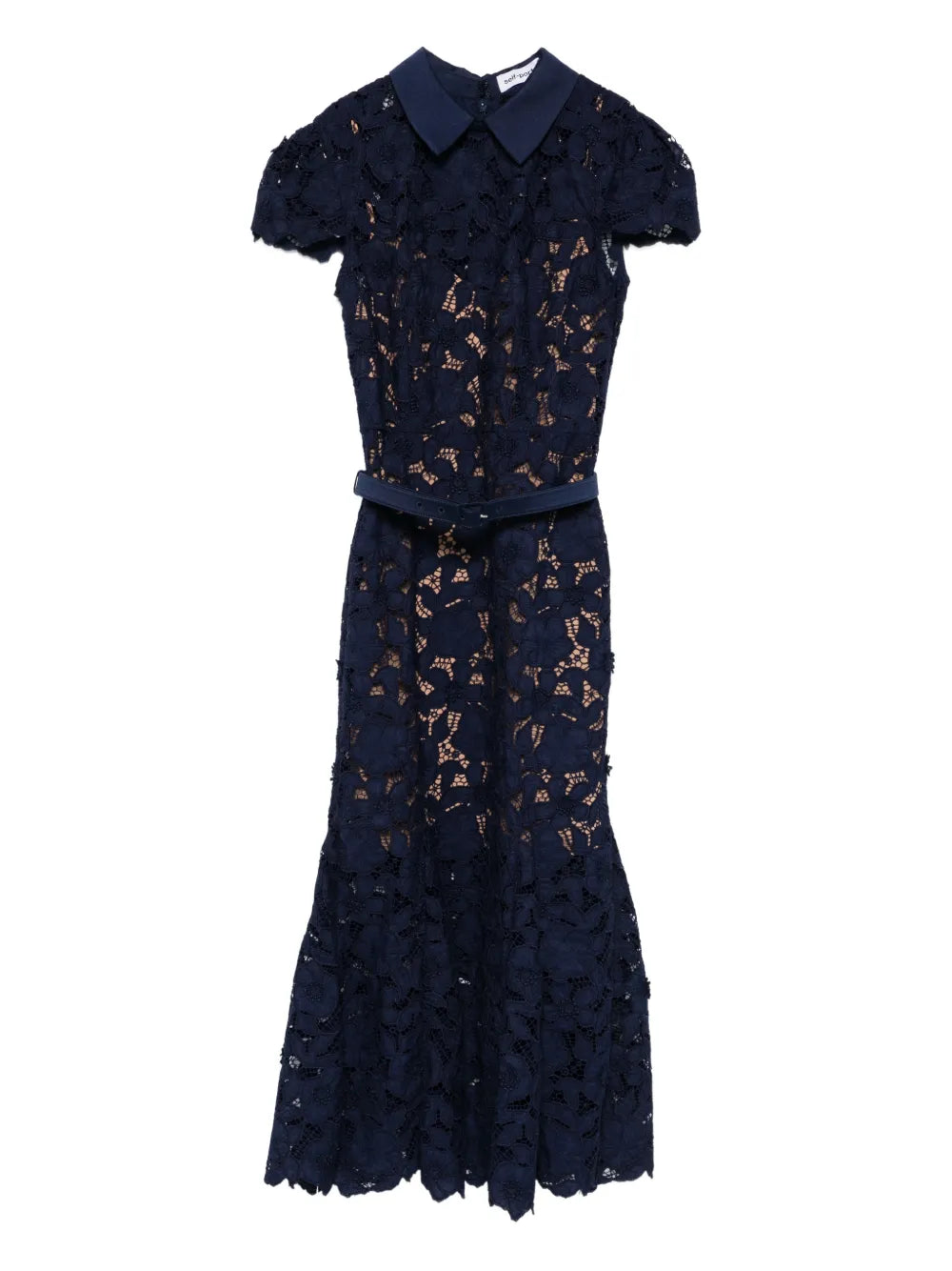 Self Portrait Guipure Lace Midi Dress