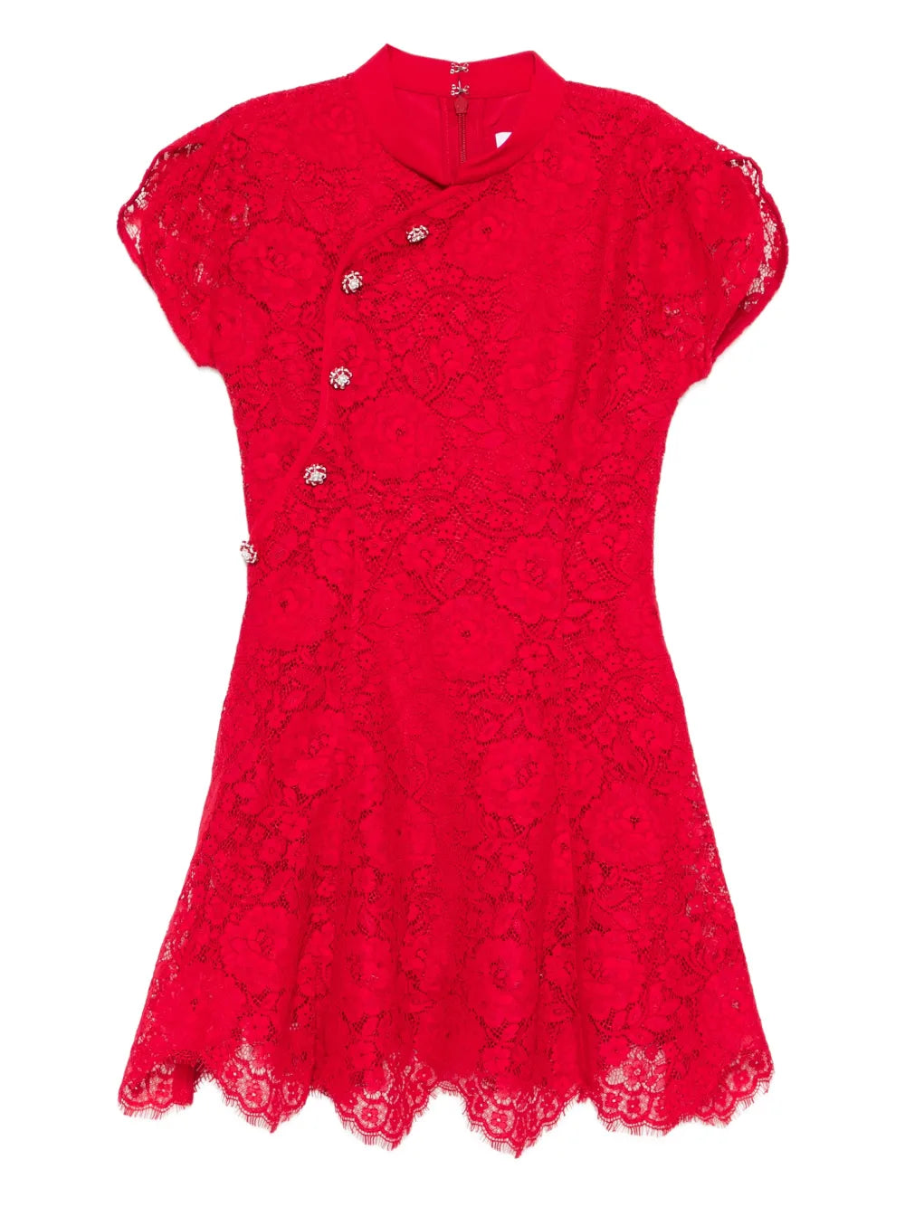 Self Portrait Fine Lace Mini Dress