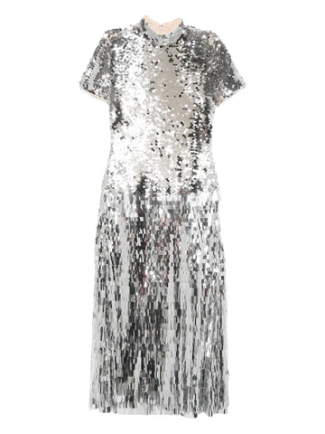 Self Portrait Sequin Midi Dress
