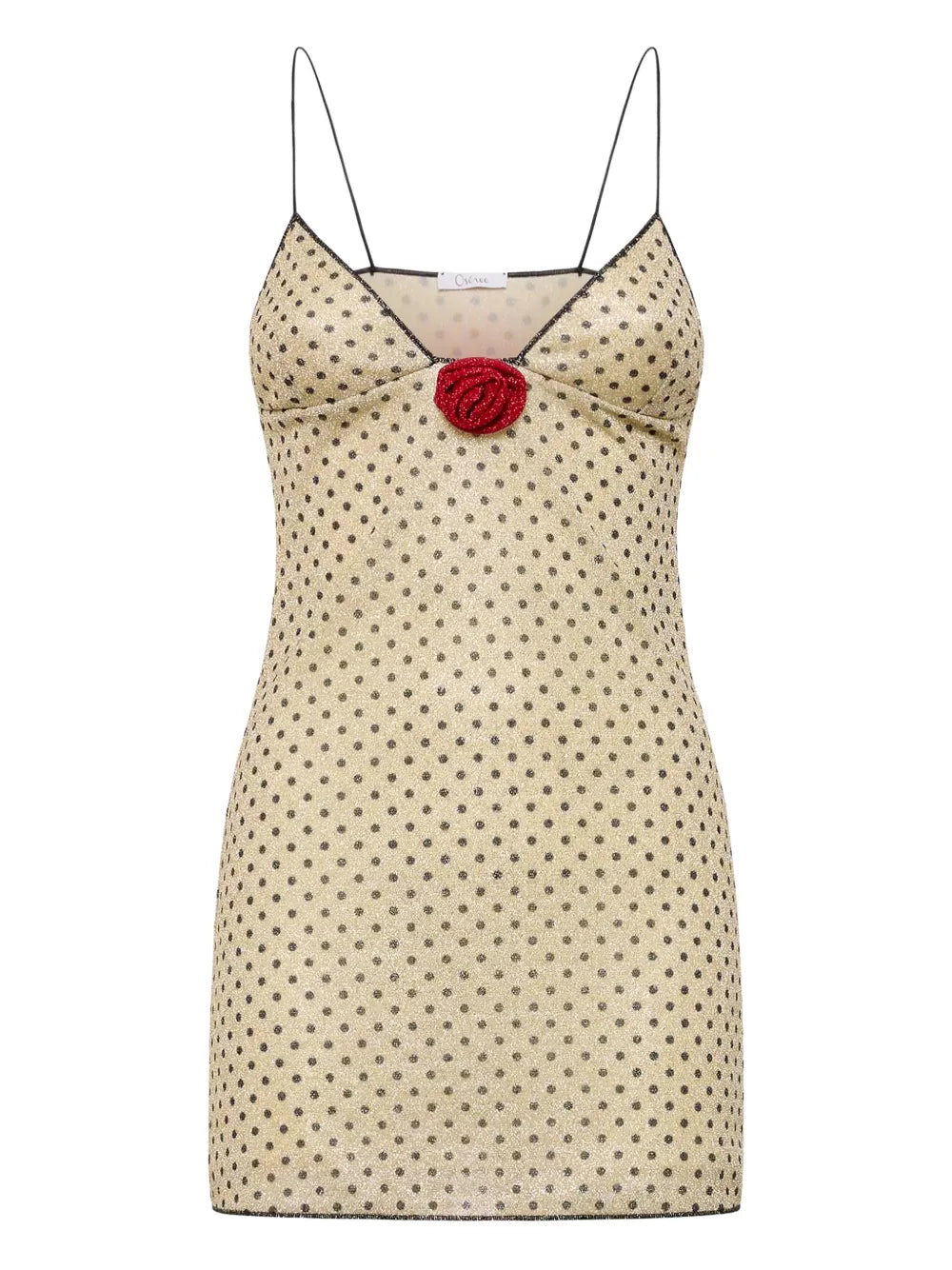 Oseree Lumiere Rose Pois Mini Dress