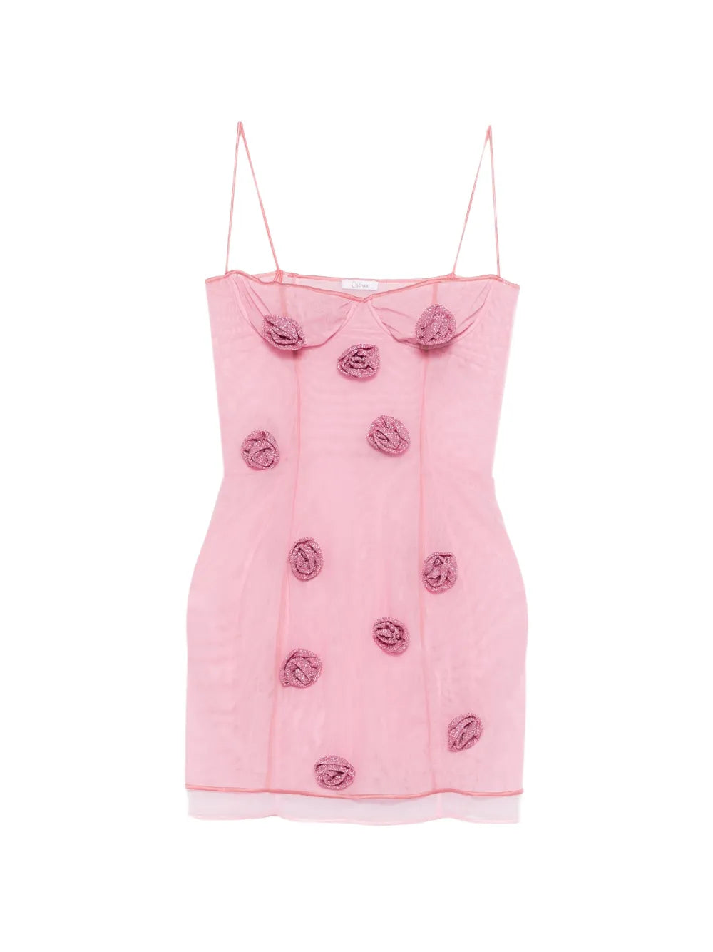 Oseree Rose Balconette Mini Dress