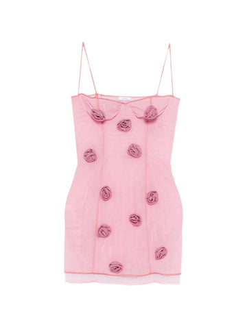 Oseree Rose Balconette Mini Dress