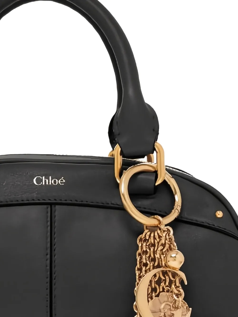 Chloe Charm Detail Shoulder Bag