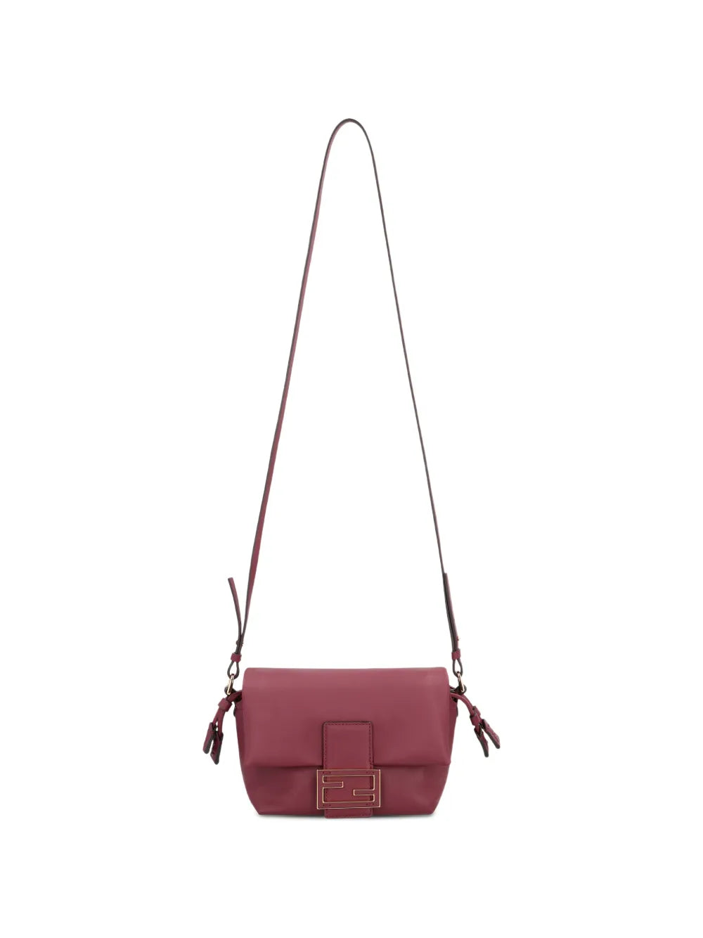 Fendi Small Mamma Baguette Leather Bucket Bag