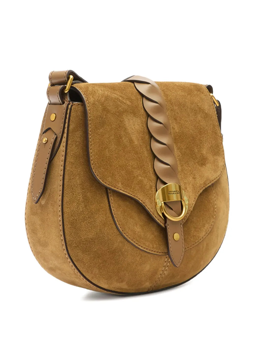 Isabel Marant Small Altay Braided Leather Shoulder Strap