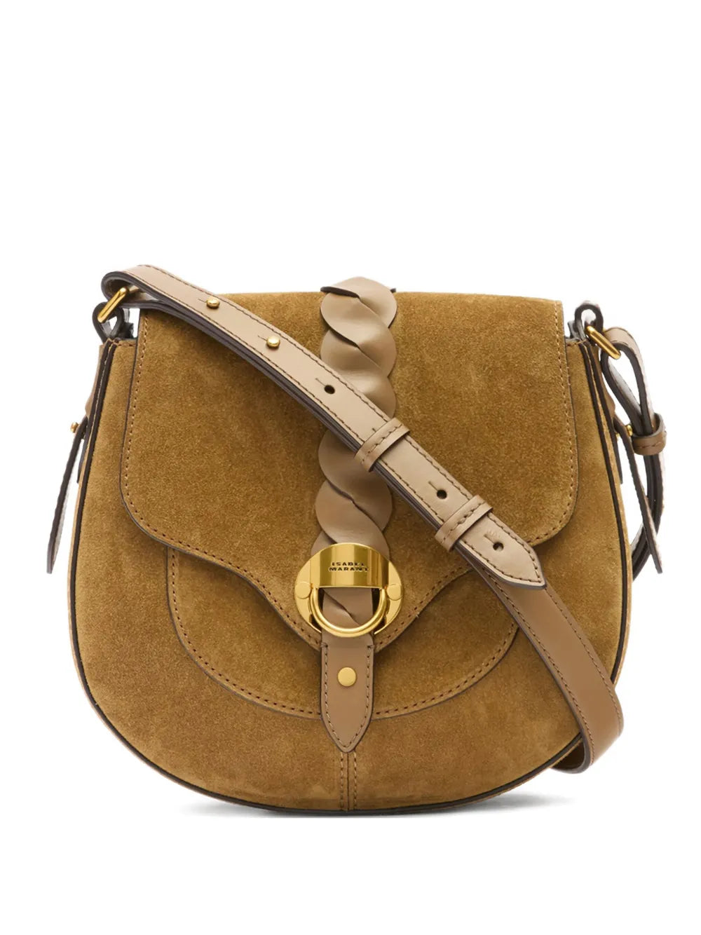 Isabel Marant Small Altay Braided Leather Shoulder Strap