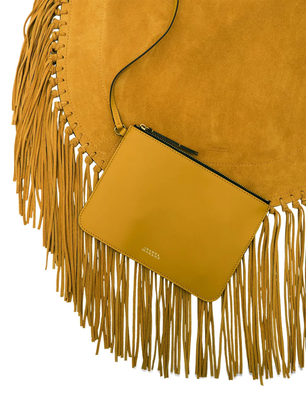 Isabel Marant Oskan Soft Fringed Shoulder Bag