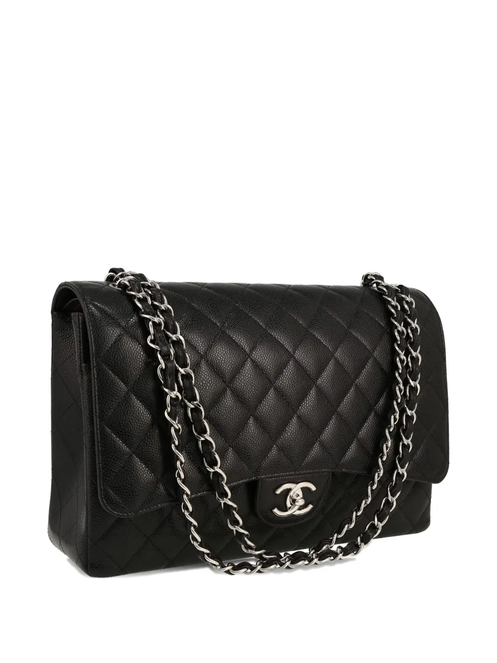 Chanel Pre Owned 2020S Timeless Maxi Jumbo Leather Shoulder Bag