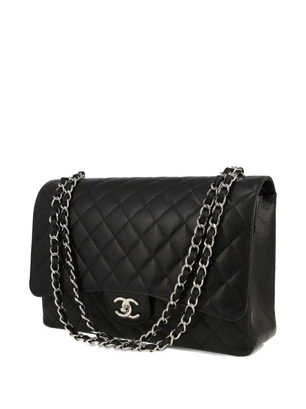 Chanel Pre Owned 2020S Timeless Maxi Jumbo Leather Shoulder Bag