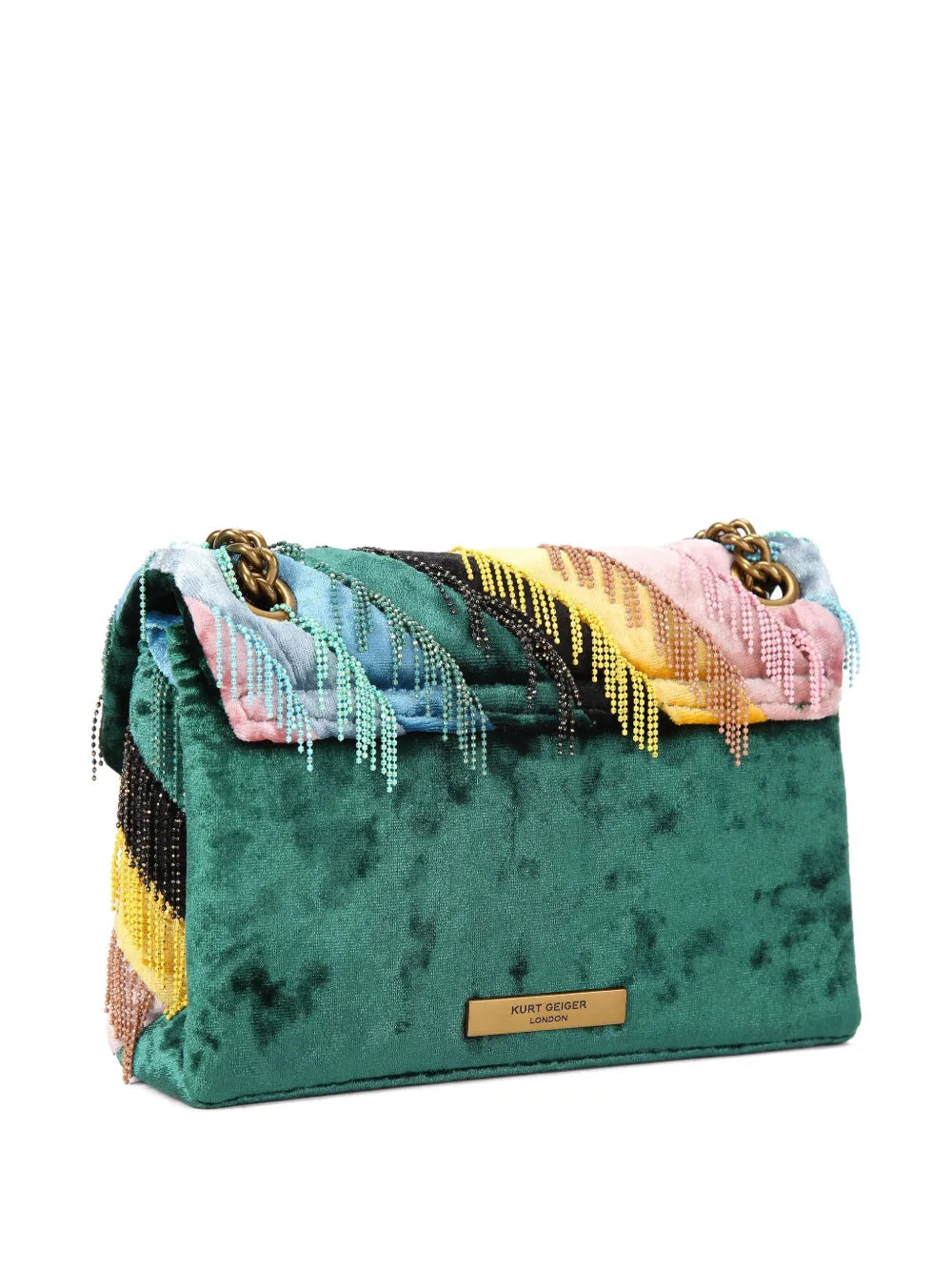 Kurt Geiger London Mini Kensington Fringes Shoulder Bag
