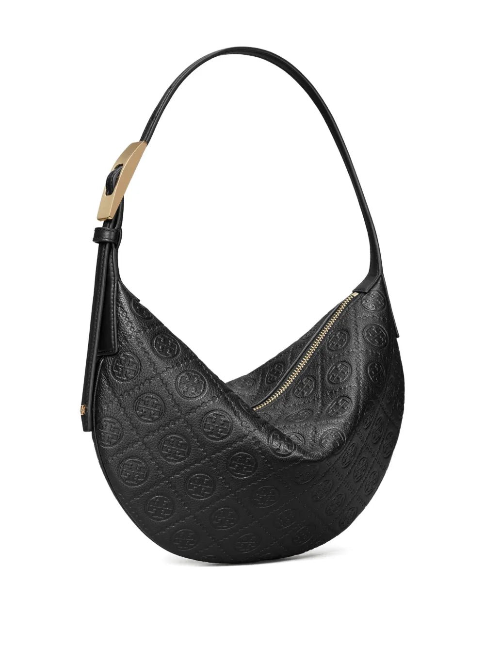 Tory Burch T Monogram Balloon Small Pebble Shoulder Bag
